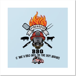 Firehouse BBQ Posters and Art